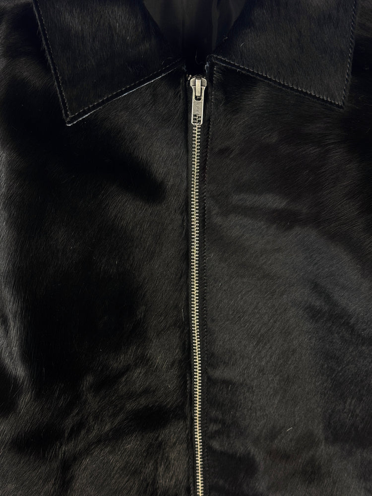 Small size - Cowhide Jacket All Black