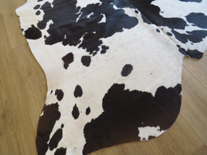 Large Cowhide - Chocolate + White dapple  - SKU 9507