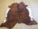 Large Cowhide - Chestnut Mid Brindle - SKU 9458