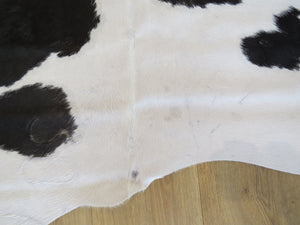 Cowhide Medium  - Black & White SKU 760