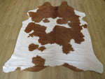 Cowhide Medium SKU 754  - Tan + White