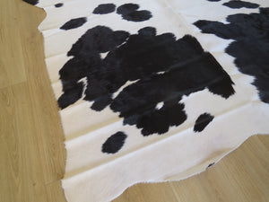 Cowhide Medium  - Black & White SKU 759