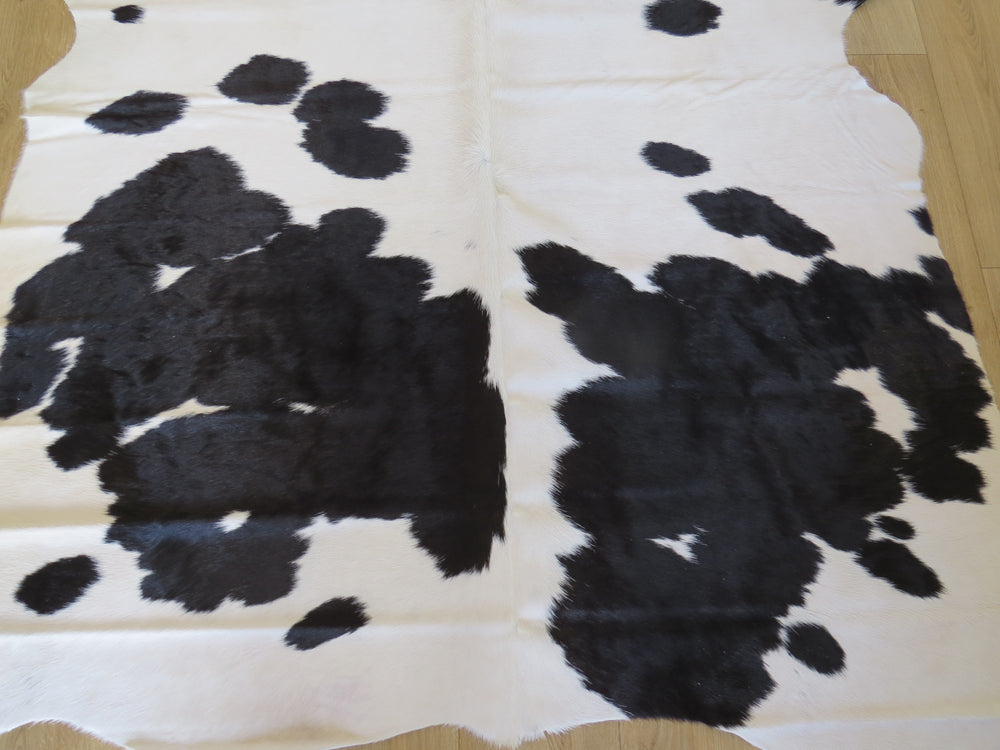 Cowhide Medium  - Black & White SKU 759