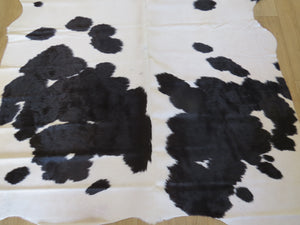 Cowhide Medium  - Black & White SKU 759