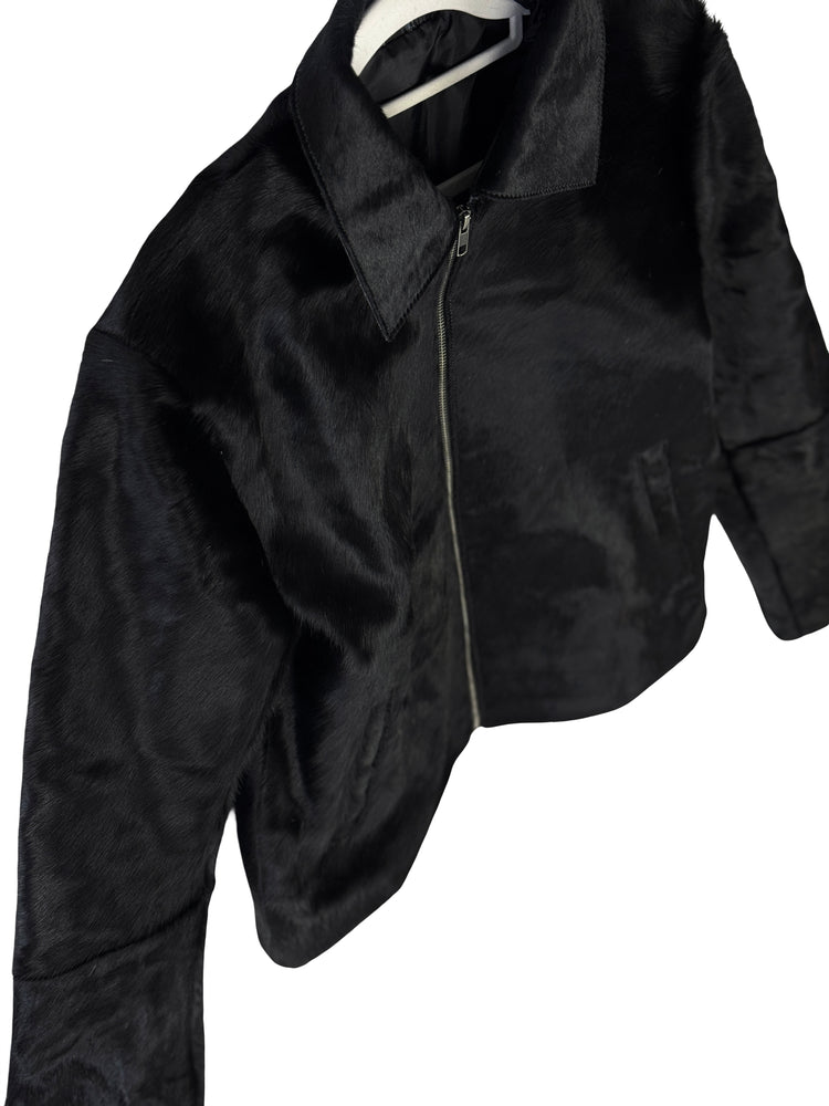 Small size - Cowhide Jacket All Black