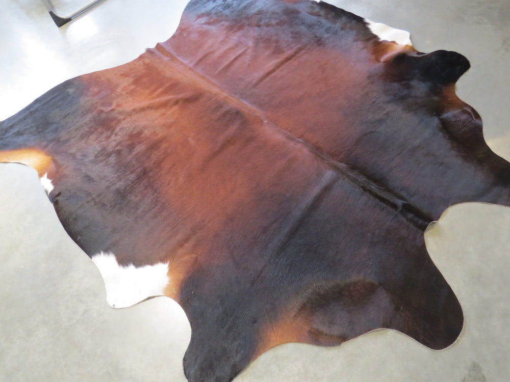 Cowhide Medium SKU 732  - Brown Black with white tips