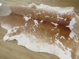 Super Cowhide Soft Tan  + White - SKU 9748