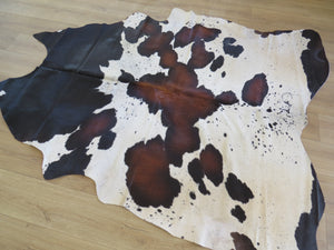Large Cowhide - Red Black - SKU 9734