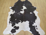 Large Cowhide - Black + White - SKU 9731