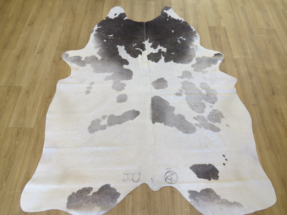 Large Cowhide - Grey + White - SKU 9730