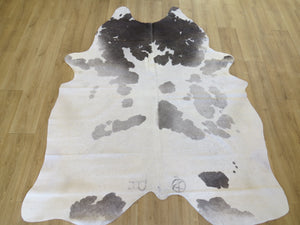 Large Cowhide - Grey + White - SKU 9730