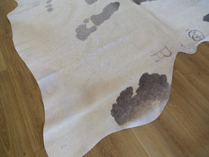 Large Cowhide - Grey + White - SKU 9730