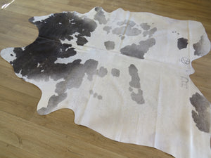 Large Cowhide - Grey + White - SKU 9730