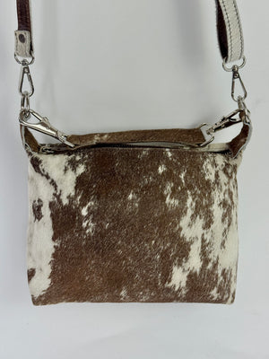 The Mini Shoulder 2 in 1  - Brown + White