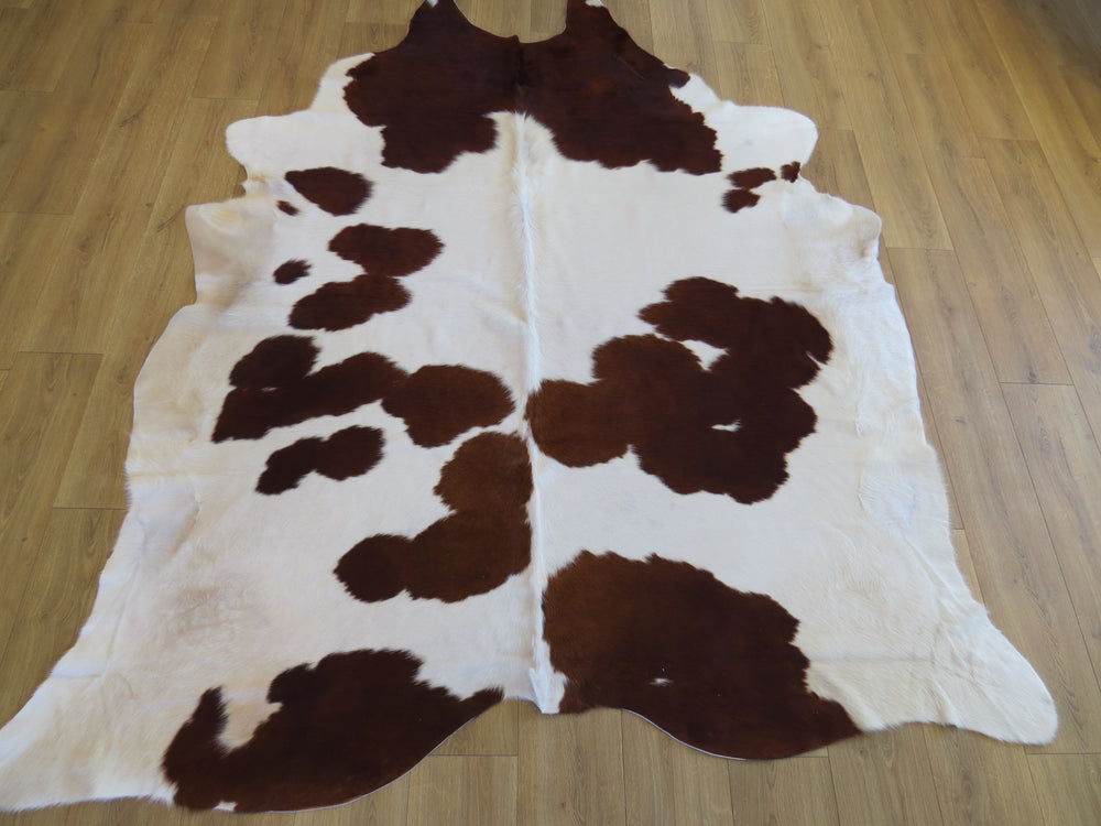 Super Cowhide Copper Brown + White - SKU 9329