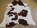 Super Cowhide Copper Brown + White - SKU 9329