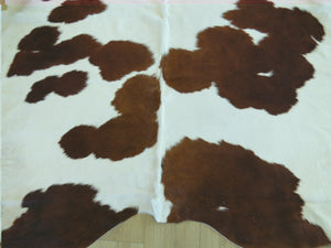 Super Cowhide Copper Brown + White - SKU 9329