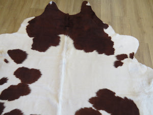 Super Cowhide Copper Brown + White - SKU 9329