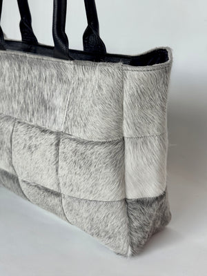 Patchwork Tote - All Grey