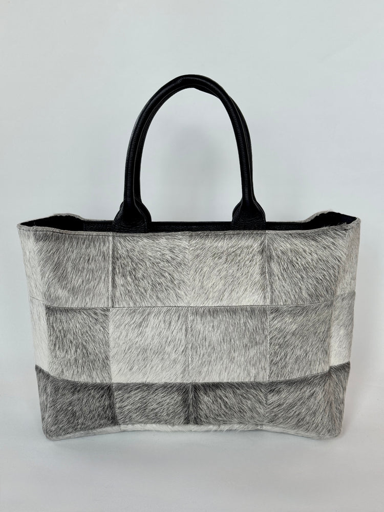 Patchwork Tote - All Grey