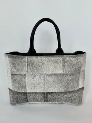 Patchwork Tote - All Grey
