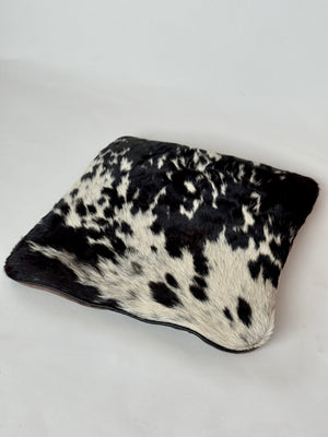 Square seat topper - Black Brown + White