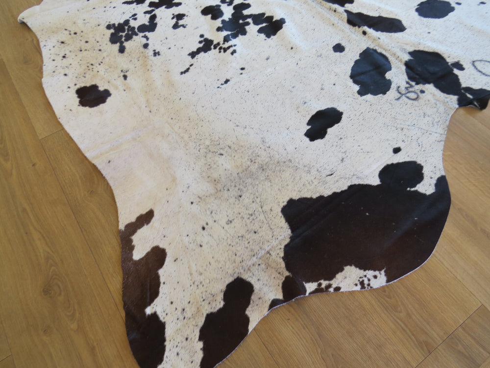 Super Cowhide Black & White Salt + Pepper (Speckled Park) - SKU 9742