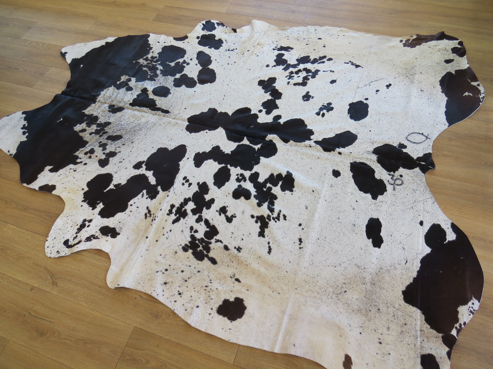 Super Cowhide Black & White Salt + Pepper (Speckled Park) - SKU 9742