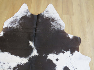 Large Cowhide - Black + White Smudge - SKU 9757