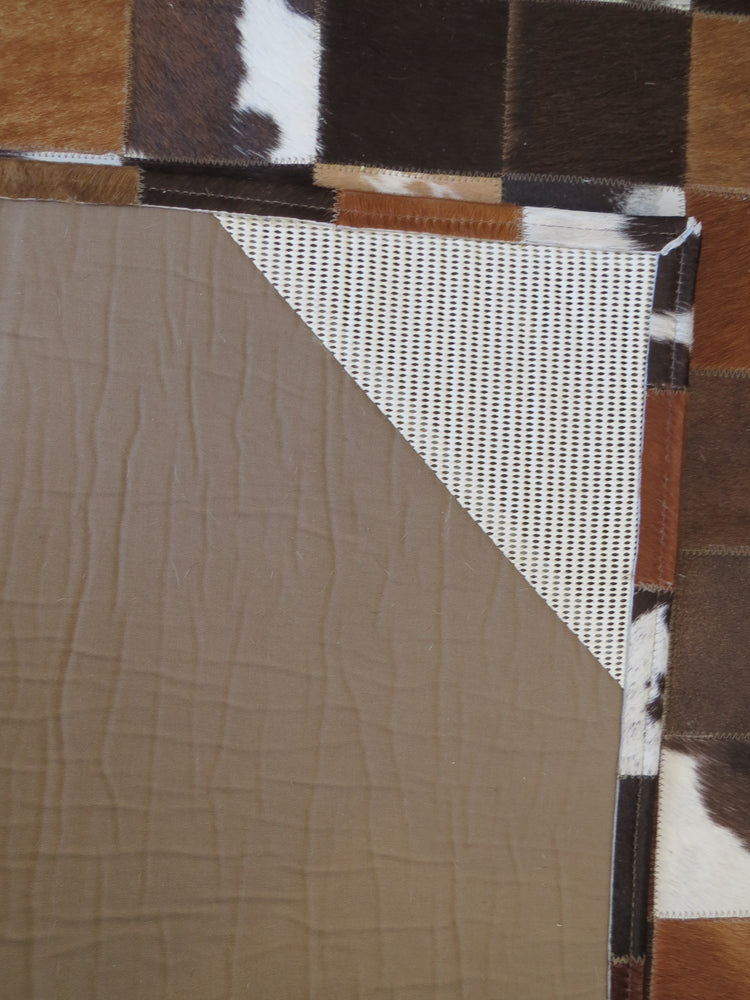 EXTRA LARGE SIZE Patchwork Rectangle Rug - Tri Colour