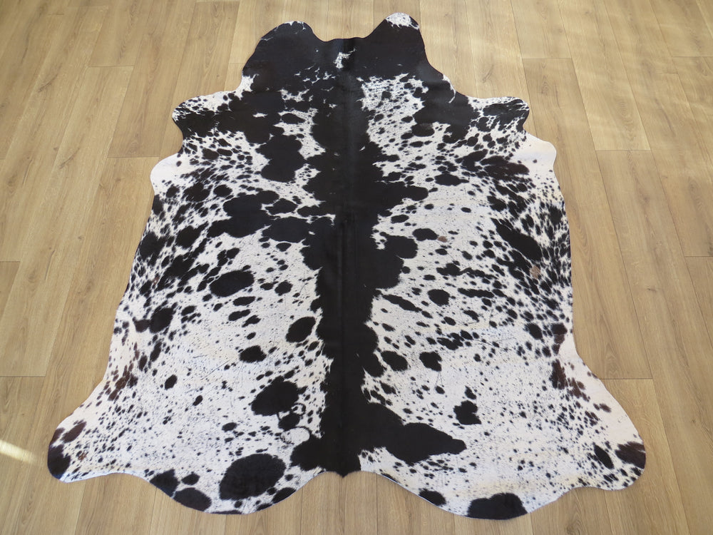 Cowhide Medium  - Black & White dapple SKU 779