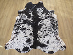 Cowhide Medium  - Black & White dapple SKU 779