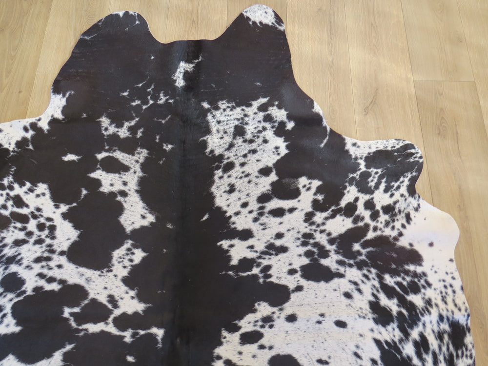 Cowhide Medium  - Black & White dapple SKU 779