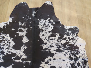 Cowhide Medium  - Black & White dapple SKU 779