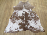 Cowhide Medium SKU 772  - Coffee Latte + White