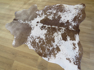 Cowhide Medium SKU 772  - Coffee Latte + White