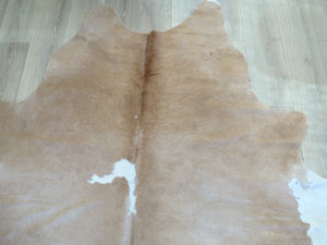Super Cowhide Caramel + White - SKU 9717
