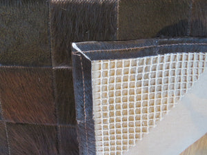 3m RUNNER SIZE Patchwork Runner Rug Coffee ONE IN STOCK