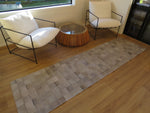 3m RUNNER SIZE Patchwork Runner Rug Grey ONE IN STOCK