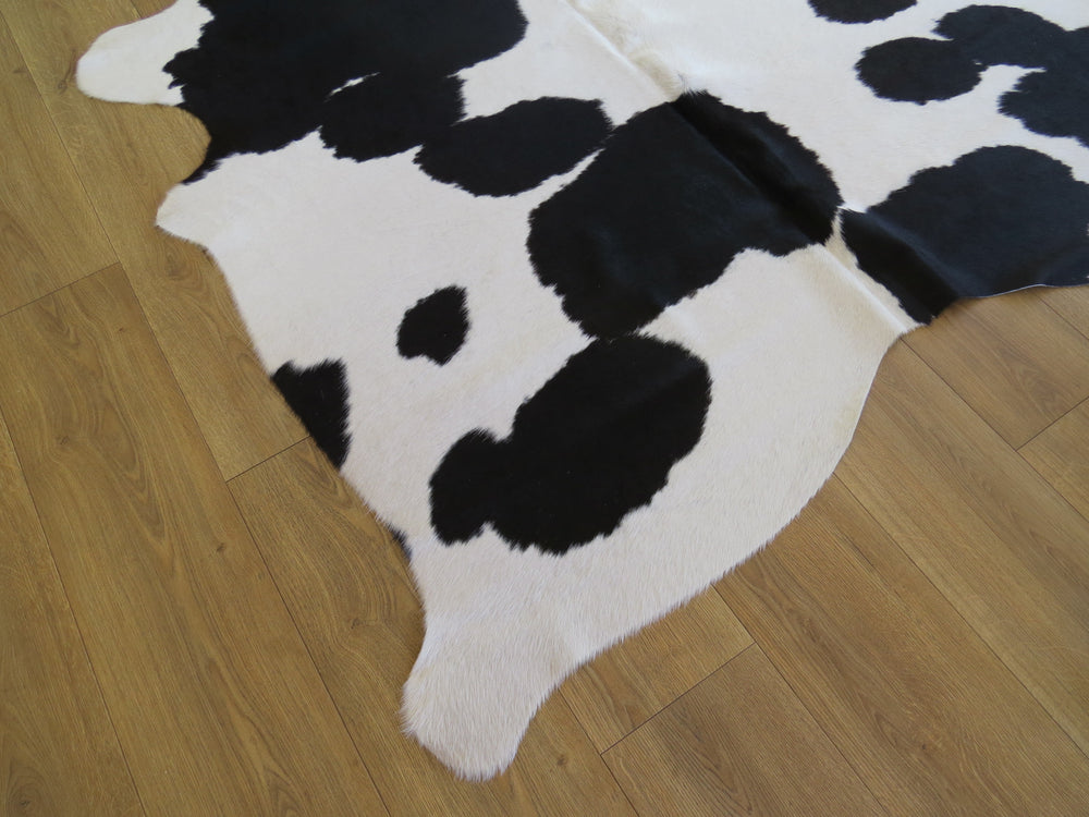 Cowhide Medium  - Black & White SKU 240