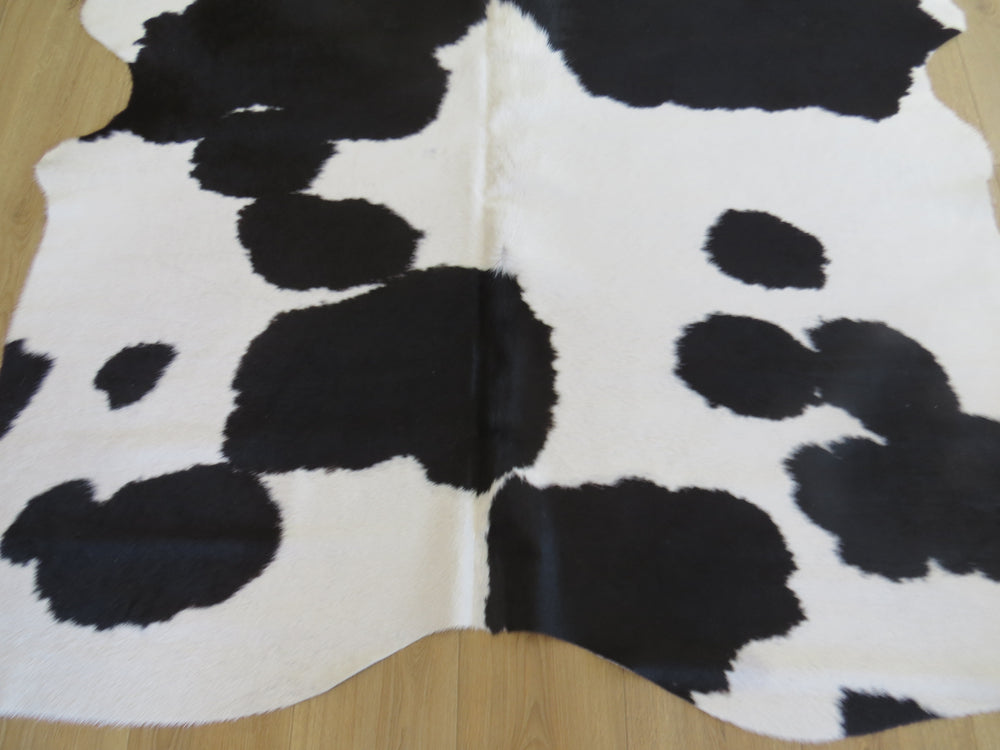Cowhide Medium  - Black & White SKU 240