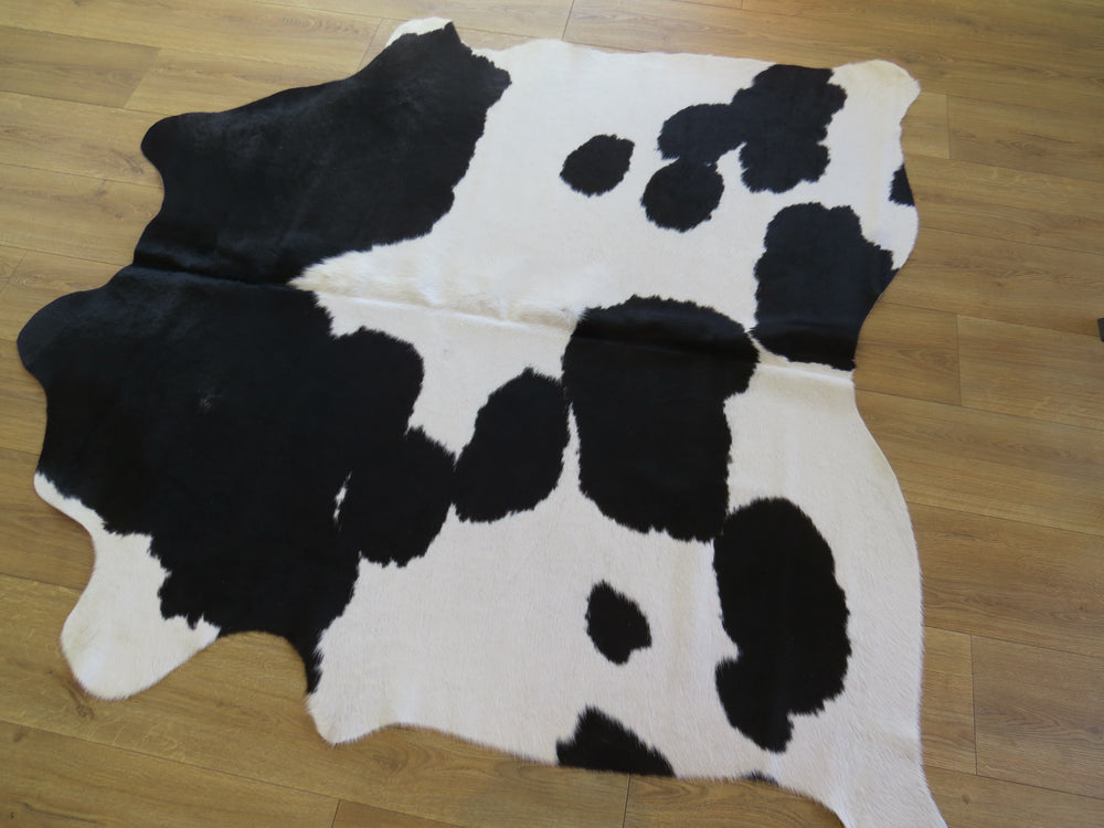Cowhide Medium  - Black & White SKU 240