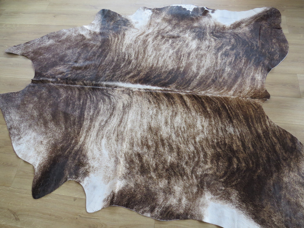Large Cowhide - Mid Tone Light Brindle - SKU - 9238