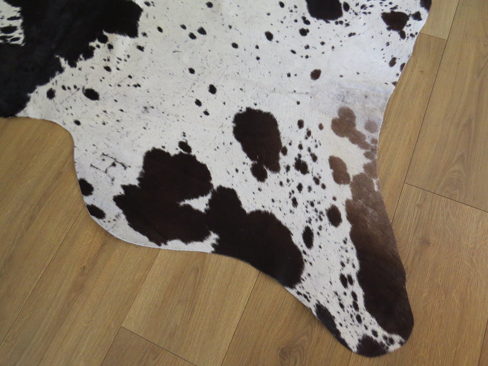 Large Cowhide - Black and White Salt + Pepper - SKU 9741