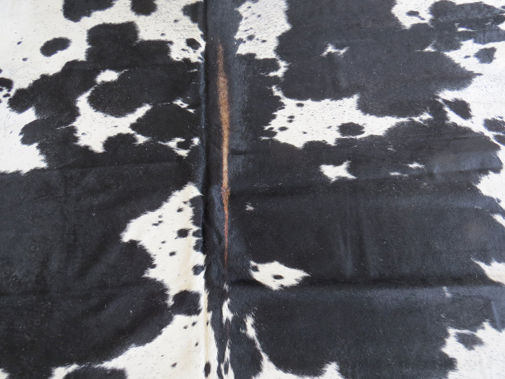 Large Cowhide - Black and White Salt + Pepper - SKU 9711