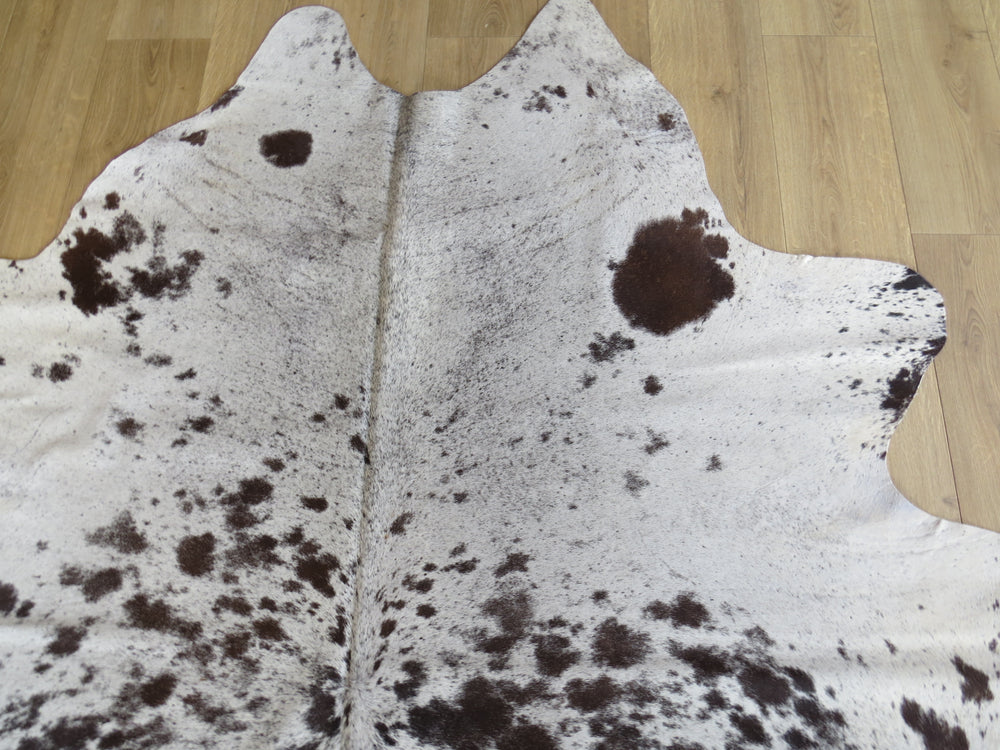 Large Cowhide - Black and White Salt + Pepper - SKU 9047