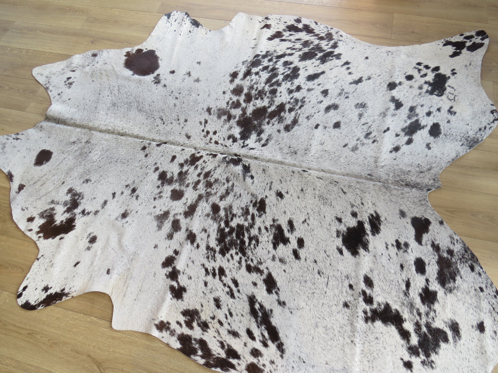 Large Cowhide - Black and White Salt + Pepper - SKU 9047