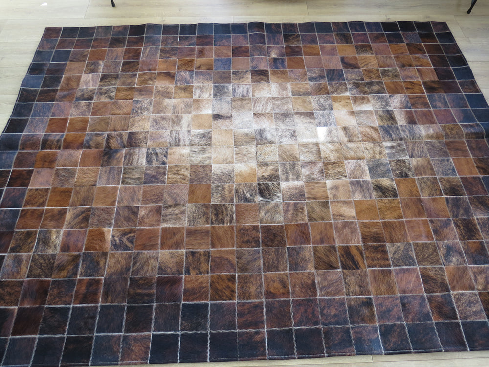 LARGE SIZE Patchwork Rectangle Rug - Brindle ONE IN STOCK