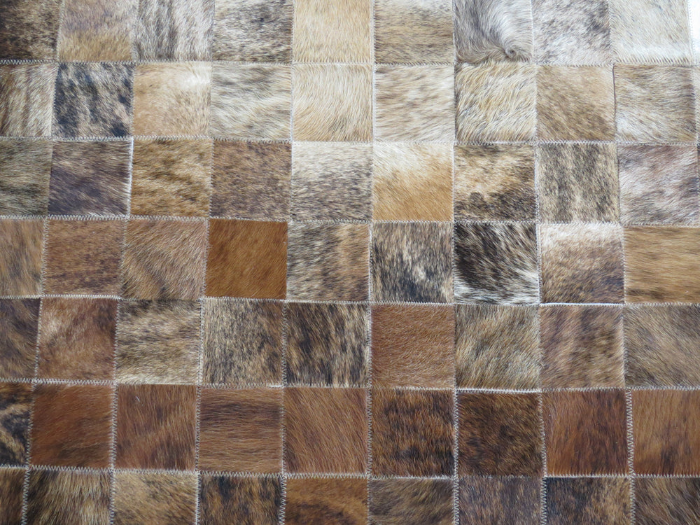 LARGE SIZE Patchwork Rectangle Rug - Brindle ONE IN STOCK