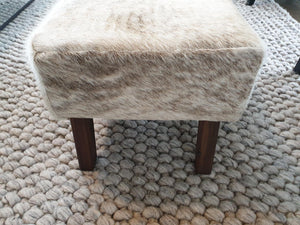 
            
                Load image into Gallery viewer, Light Brindle Swirl Angled Leg Footstool H
            
        